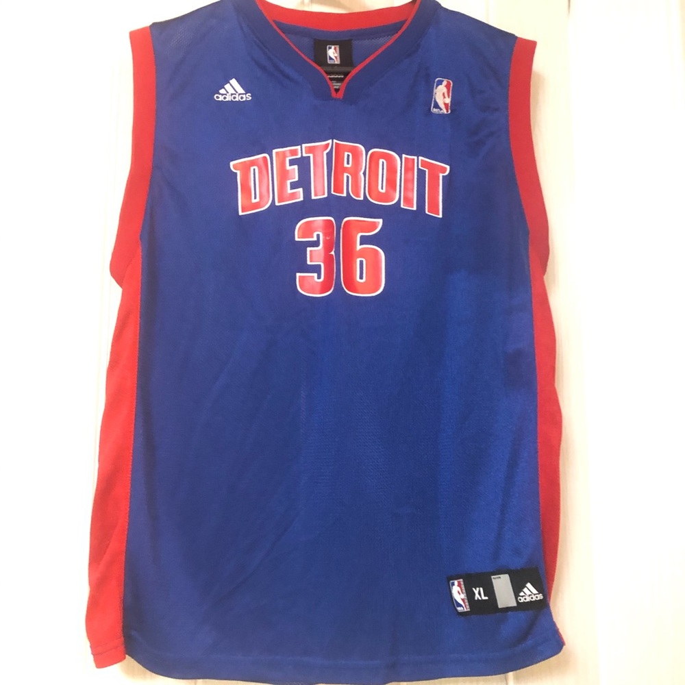 COPY - FINAL SALE 🚨 ADIDAS Detroit Pistons Jersey…